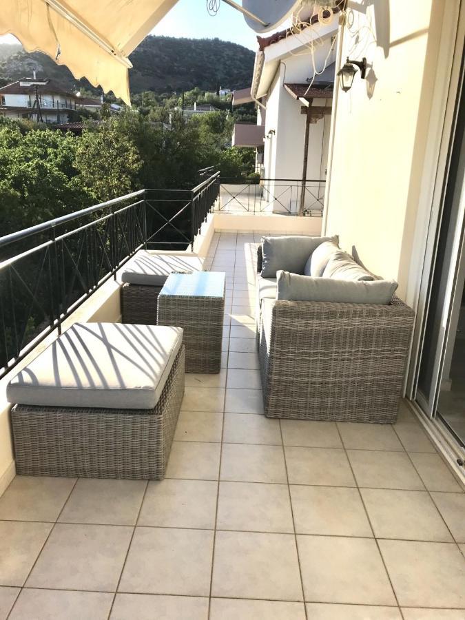 Beautiful Maisonette With A View To The Mountains And The Sea Agia Marina  Exterior foto