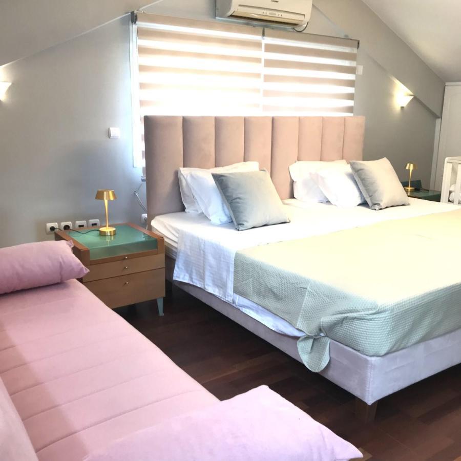 Beautiful Maisonette With A View To The Mountains And The Sea Agia Marina  Exterior foto