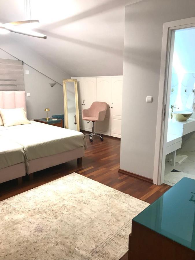 Beautiful Maisonette With A View To The Mountains And The Sea Agia Marina  Exterior foto